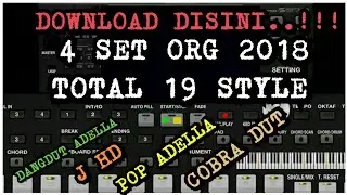Download Gratis 4 Set (total 19 style),Untuk ORG 2018