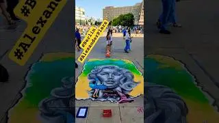 Merlin Monroe &ndash; Street Art in Berlin | Magie auf dem Alexanderplatz. #travel #video #reels #монро