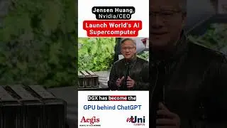 Inside ChatGPT's Brain: Jensen Huang Unveils Nvidia's AI Supercomputer #ai #nvidia #ml #dl #shorts