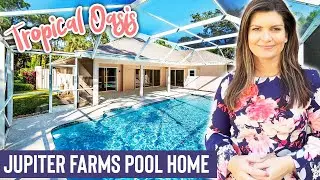 Tropical Oasis - Jupiter Farms Pool Home
