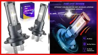 CARSPARKLE H7 LED Headlight Bulb 6500K White Wireless Fanless Headlight Bulb 1:1 Mini Size