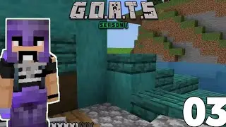 WE MADE A FISHERMAN HOUSE AND CUSTOM VILLAGE IS ON / #goatss1 #ep3