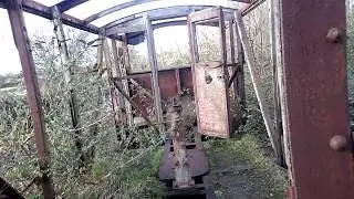 Abandoned brake van - Mells road