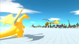 Charizard vs factions Animal Revolt Battle Simulator