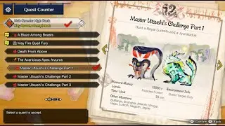 [Monster Hunter Rise] Master Utsushi's Challenge Part 1!