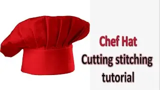 DIY chef hat making #sewinghacks #youtubeshorts #trending #viral #latest #diy #easytricks