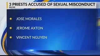 Biloxi Diocese lists 3 priests accused of sexual misconduct