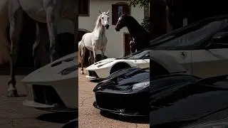 Which Have More Horsepower 🖤🤍| #porsche #lamborghini #shorts #youtubeshorts #shortvideo #luxurycar