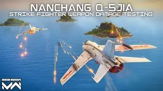 Nanchang Q-5 JIA| VIP Battle Pass Strike Fighter| Weapon Damage Testing| Modern Warships 