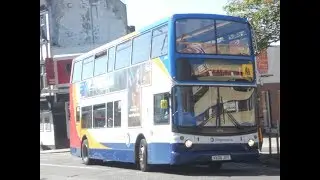 Stagecoach Midlands ADL Trident 2 (ALX400) 18406 KX06 JXT on route 1 to Northampton Bus Station