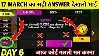 17 MARCH ALL CORRECT ANSWER ULTIMATE CHALLENGE EVENT l ESPORTS ULTIMATE CHALLENGE DAY 6 ANSWER