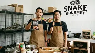 ASMR Making Snake Meat Cilok