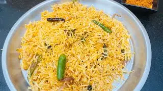 ఇంట్లో కూరగాయలు లేనప్పుడు నోటికి కమ్మగా తిన్నలి ఇలా ఒకసారి చేసి చూడండి😋 simple rice recipe for lunc