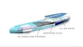 Starboard SUP Custom Carbon Race Board Construction