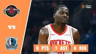 Clint Capela - 8 Points, 8 Rebounds, 1 Assist vs Mavericks - 2025-26 Regular Season