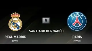 REAL MADRID VS PSG FIFA 18 XBOX ONE S FULL MATCH GAMEPLAY