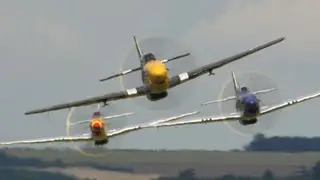 P-51 Mustangs - Airfield attack!!