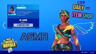 ASMR | Fortnite NEW Bandolette Skin Style! Daily Item Shop Update 🎮🎧 Relaxing Whispering 😴💤