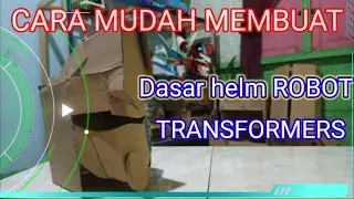 Cara mudah membuat dasar robot transformer#kerajinan #gundam#