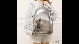 Travel Pet Carrier PVC Transparent Backpack