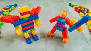 Satisfying DIY Lego Robots /ASMR Building Blocks/block game /lego building fun #asmr #buildingblocks