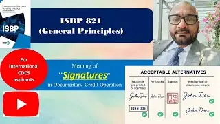 ISBP 821(139-A41):Signature