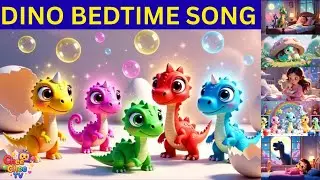Dinosaur Bedtime Song | Dinosaur Song & Nursery Rhymes | Chee Chee TV