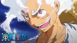 Gear 5 Ruffy überlebt einen direkten Aufprall | One Piece