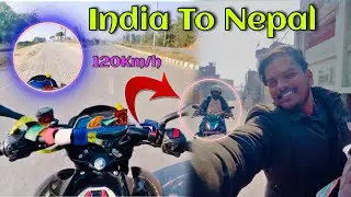 Finally😍 India se Nepal pauch gaye aur itna jyada speed me😱Ns200🚀