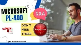 PL-400 | Важные вопросы экзамена | Microsoft Power Platform Developer | Подготовка к экзамену | 100% сдача | PDF
