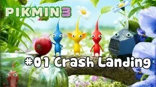 Давайте поиграем в Pikmin 3 на английском языке - День 1. Аварийная посадка на планете 404!
