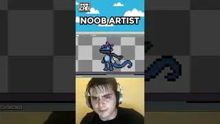 Noob Artist vs Pro Artist on Aseprite... The Difference is INSANE! 🔥 #Aseprite #PixelArt #NoobVsPro