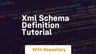 Xml schema definition tutorial