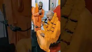 Welcoming His Holiness Haladhar Swami Maharaj #iskcon #prabhupada