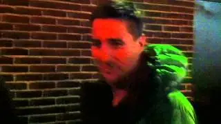 Luke Wilson at Letterman Show stagedoor