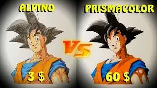 LÁPICES ESCOLARES $3$ VS  PROFESIONALES $60$ - BARATO VS CARO - ALPINO VS PRISMACOLOR - MagicBocetos