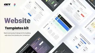 Material Web Design in Figma. Templates for landing pages to double a conversion
