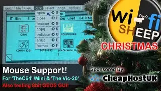 The C64 Mouse Support? & Testing #8bit GEOS!