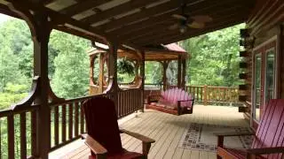 CUSTOM LOG HOME ON 8 ACRES - MURPHY, NC