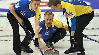 КЁРЛИНГ: Чемпионат мира среди мужчин (Швеция-Финляндия) 2015 г. &mdash; Плей-офф 3 против 4 &mdash; ОСНОВНЫЕ МОМЕНТЫ