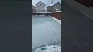 Backyard Rink Build&hellip;#hockey #bedsy #backyardrink #yyc