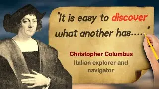 Christopher Columbus best quotes | Columbus famous quotes | English quotes| Motivational quotes