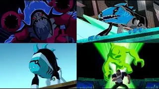 Ben 10: All Arctiguana/Absolute Zero/Freezelizard Transformations