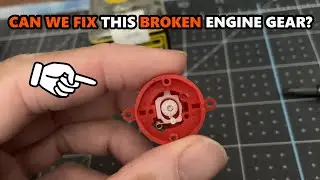 Beyblade engine gear repair attempt