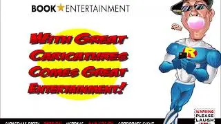 BOOK ENTERTAINMENT UK CARICATURIST