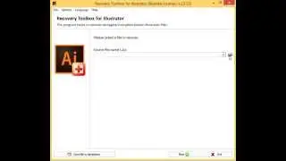 Recovery Toolbox for Illustrator Manual
