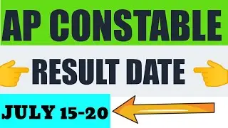 💥 AP Constable Mains Result Update 💥
