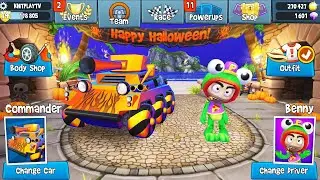 Green Benny Pizza commander Tank  |  Beach Buggy Racing 2