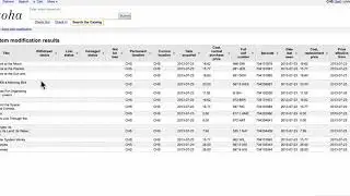Batch Item Modification in KOHA
