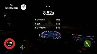 BMW G20 340i Stage 2 (100-200 km/h - 8.4 s)